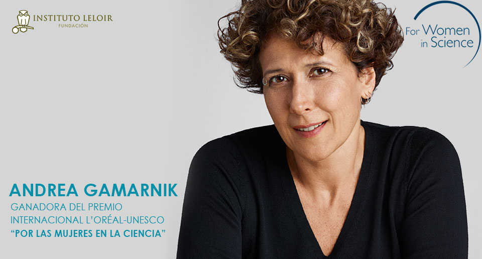 La doctora Andrea Gamarnik, jefa del Laboratorio de Virología Molecular del Instituto Leloir e Investigadora Principal del CONICET, obtuvo el Premio Internacional L’Oréal-UNESCO “Por las Mujeres en la Ciencia” a la científica más destacada de América Latina.