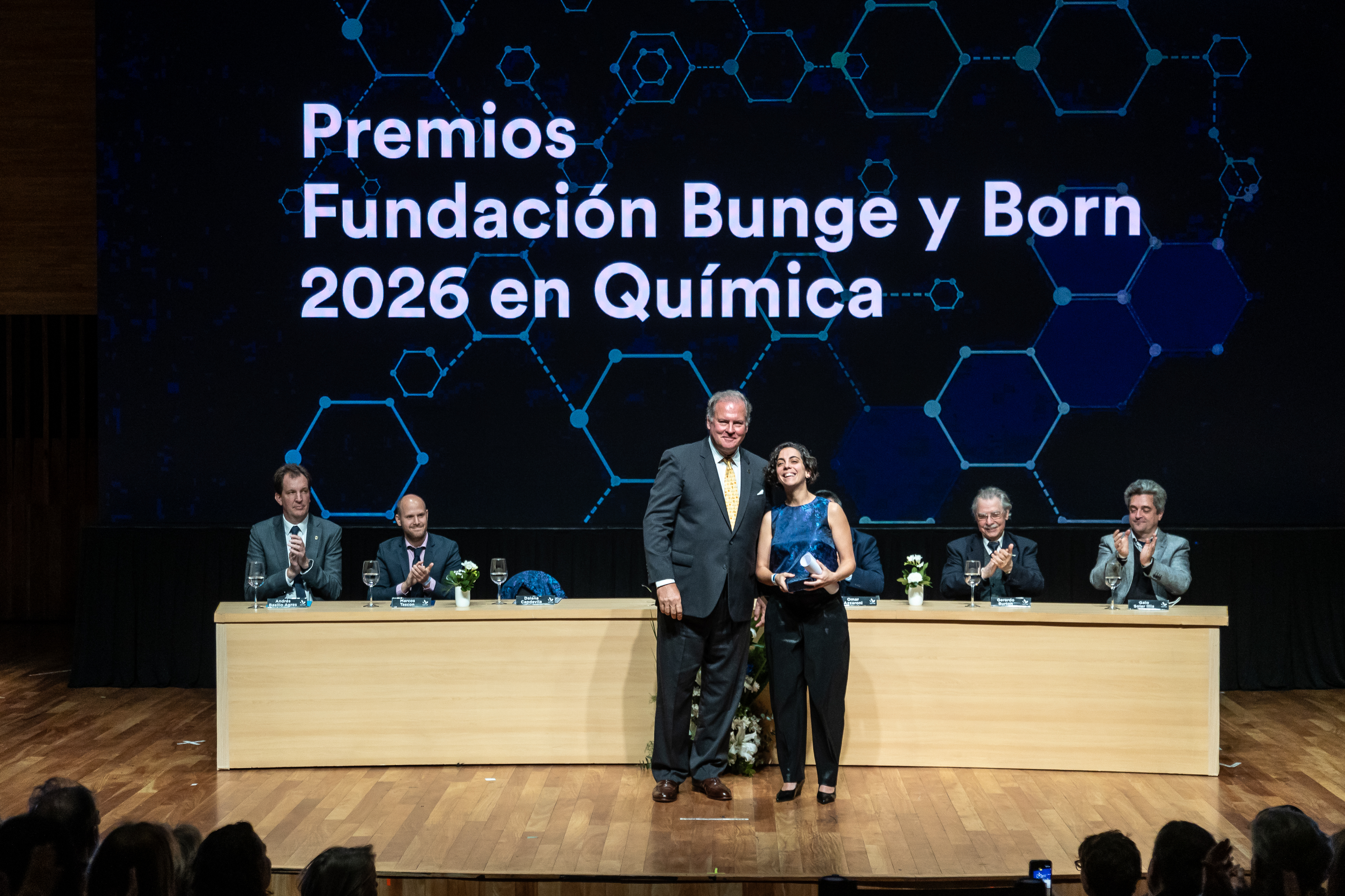 La Fundación Bunge y Born entregó el Premio Estímulo 2026 en Química a Daiana Capdevila