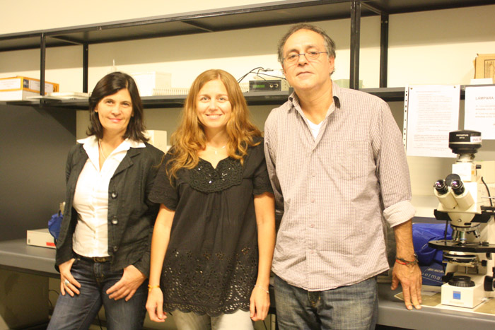 Dra. Laura Morelli,Dra. María Celeste Leal y Dr. Eduardo Castaño