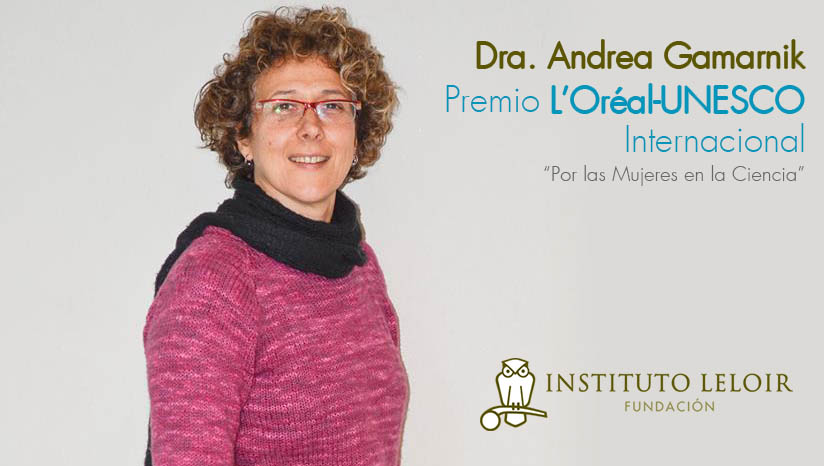 La doctora Andrea Gamarnik, jefa del Laboratorio de Virología Molecular del Instituto Leloir e Investigadora Principal del CONICET, es una de las ganadoras del Premio internacional L’Oréal-UNESCO “Por las Mujeres en la Ciencia”. Fue elegida “por sus importantes descubrimientos sobre los mecanismos de multiplicación del virus del dengue” Créditos: Noelia Salvatori