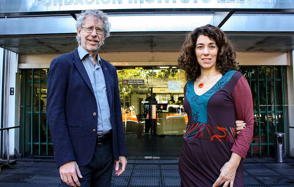 Fernanda Ceriani y Alejandro Schinder, científicos de la Fundación Instituto Leloir.