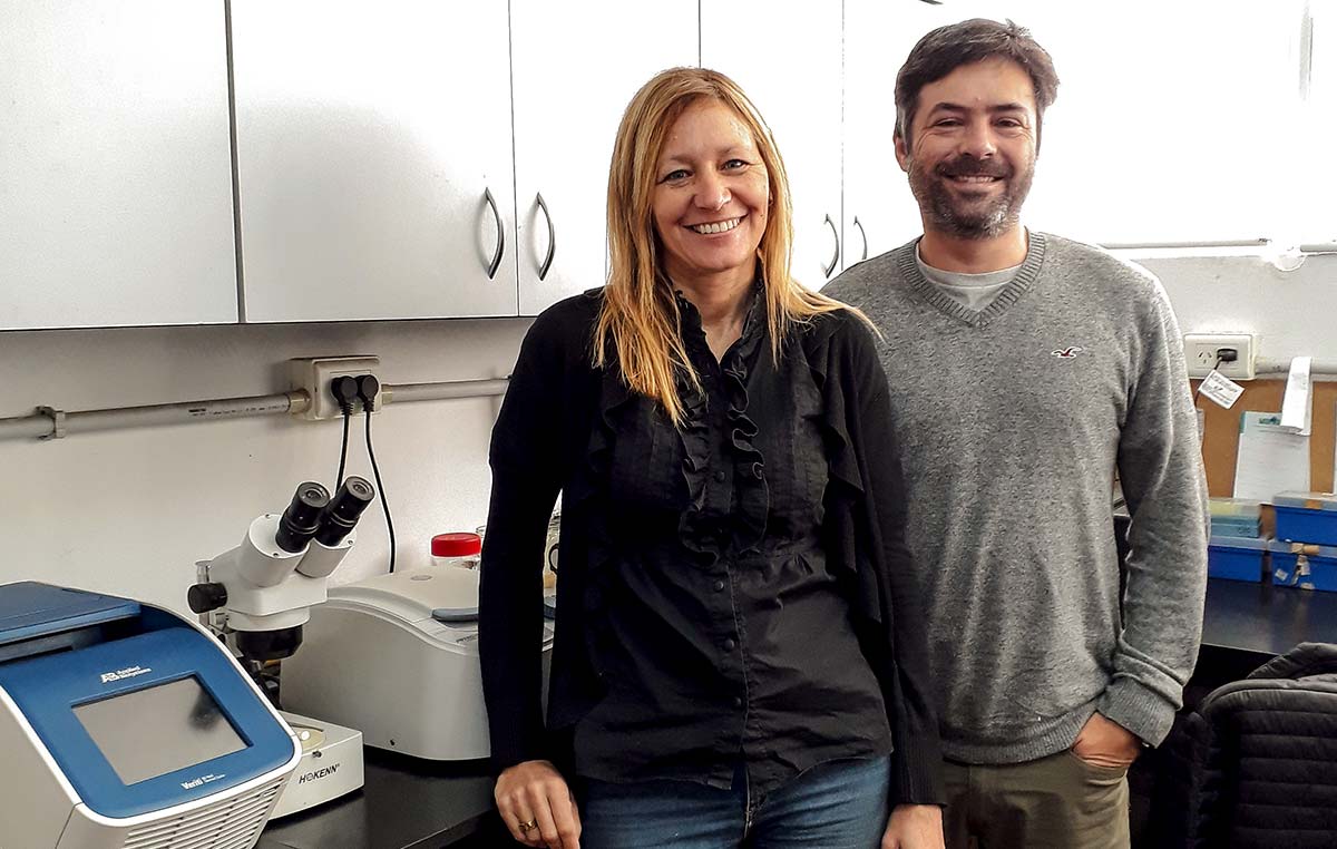 Gabriela Pagnussat y Diego Fiol.