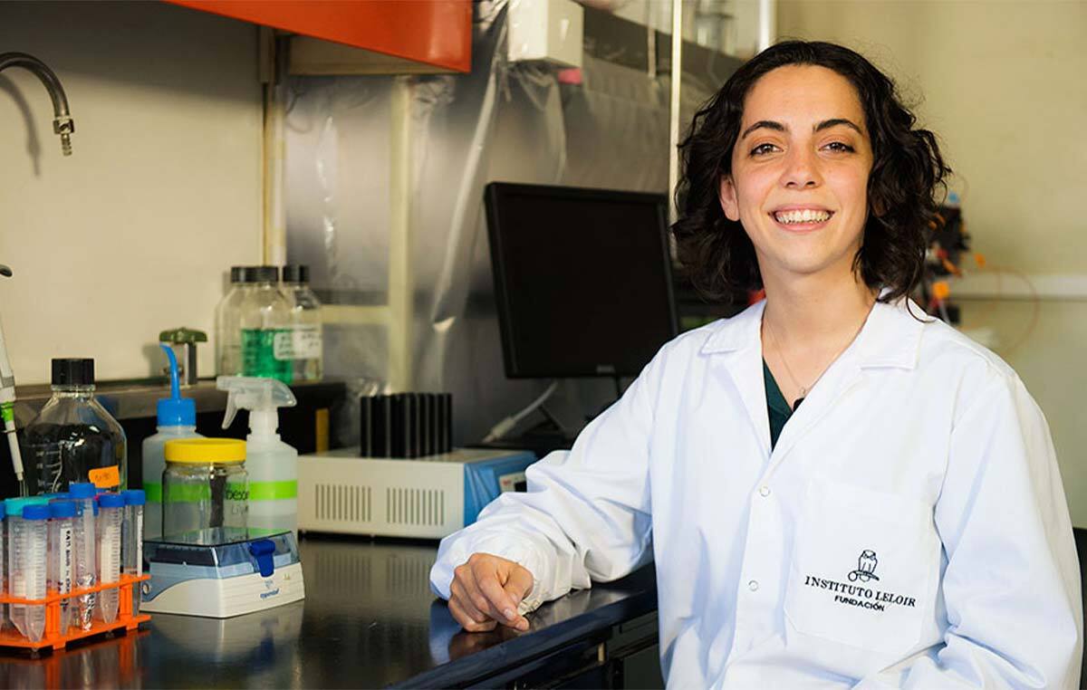 Daiana Capdevila, jefa del Laboratorio Fisicoquímica de Enfermedades Infecciosas en el Instituto Leloir. Créditos: CONICET.